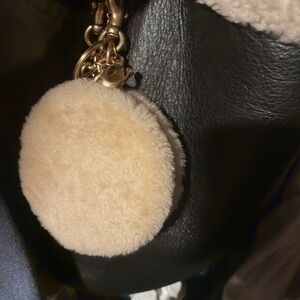 COACH Shearling Coin Bag Charm